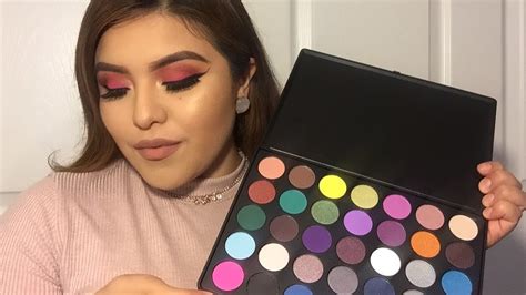 Morphe 35s Palette Wearable Pink Eyeshadow Look Youtube