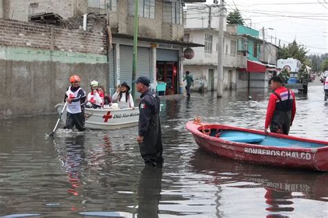 La Jornada Continúa la emergencia en Chalco tras fuertes lluvias e