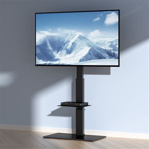 VEVOR TV Stand Mount, Swivel Tall TV Stand for 32 to 85 inch TVs ...