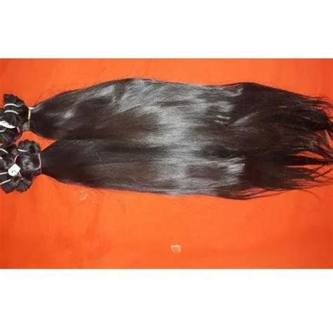 Black 100 Single Drawn Indian Remy Hair Extensions Arrow Exim For