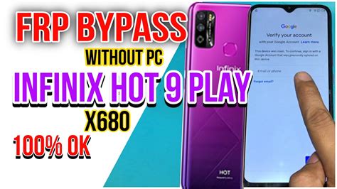 Infinix Hot Play X Frp Bypass Without Pc Tested On Android Youtube