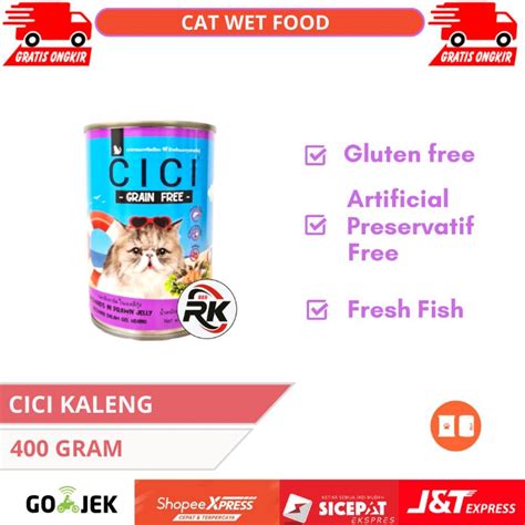 Jual Cici Kaleng Gram Makanan Kucing Wet Food Shopee Indonesia