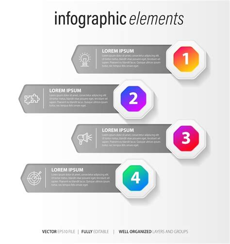 Premium Vector Infographic Elements Data Visualization Vector