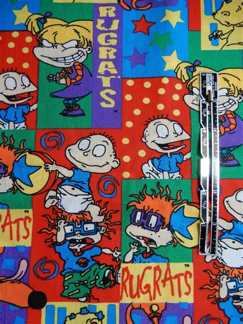 Rugrats Fabric Wide One Continuous Yard Available Sold By The