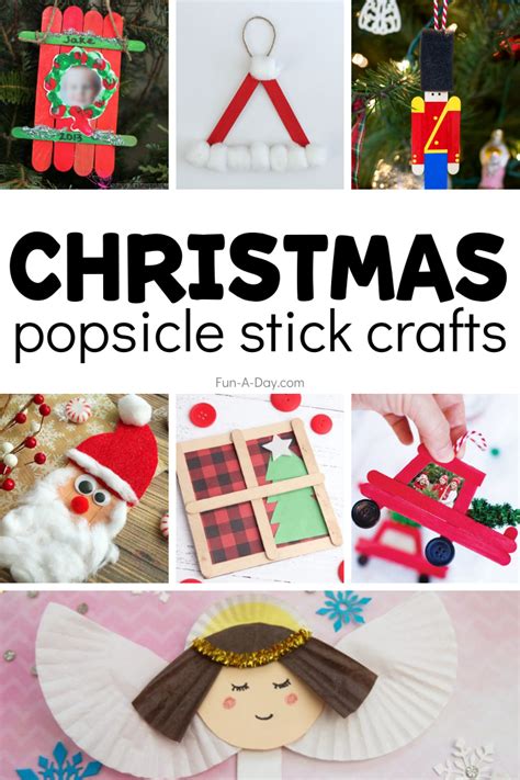 Christmas Popsicle Stick Crafts to Make with Preschoolers - Fun-A-Day!