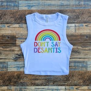 Pride Flag Crop Tank Top Lgbtqia Baby Tee Gay Flag Lgbtqia Etsy