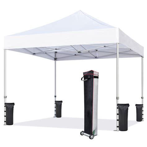10' x 15' Pro Pop-up Canopy Straight Leg, Blue Cover - Walmart.com