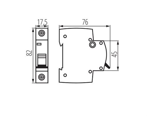 Wyłącznik nadprądowy 1 fazowy KMB B16 1 Ideal 231406