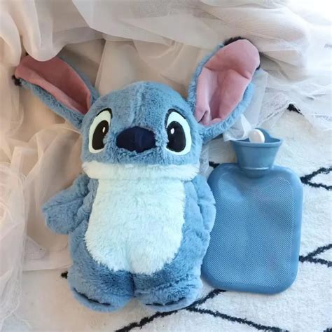 Disney Stitch Anime Hand Warm Bottle Hot Water Women S Bottles Kawaii