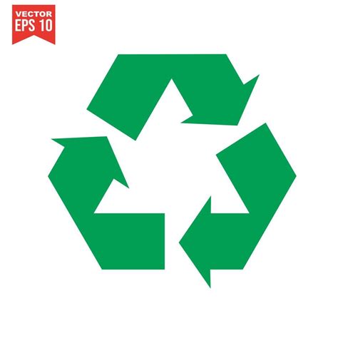 Recycle Icon Set Vector Eps10 6800971 Vector Art At Vecteezy