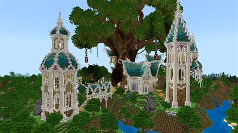 Elf City By Diluvian Minecraft Marketplace Map Minecraft