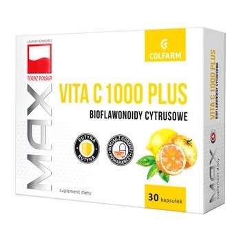 Max Vita C 1000 Plus kapsułki 30 szt aptelia pl