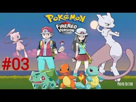 Pokémon Fire Red 03 Enfrentando Brock e a evolução do Charizard