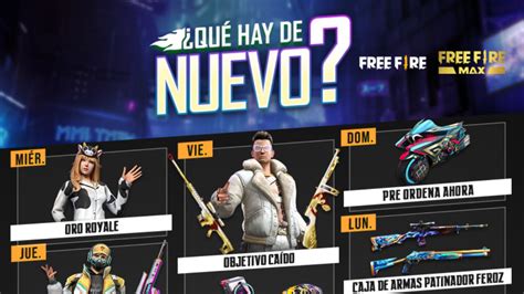 Free Fire Nueva Agenda Semanal Doesgeek