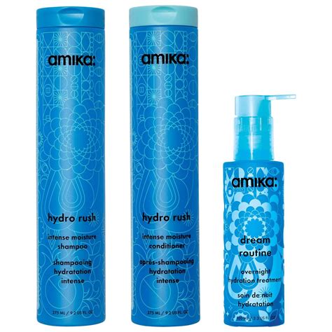 AMIKA Amika Hydro Rush And Dream Routine Hair Hydration Set Editorialist