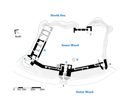 Great Castles Tantallon Castle Floor Plan