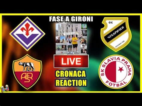 Salottino Europa Conference League Reaction Di Roma Slavia Praga