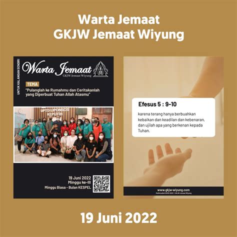 Warta Jemaat Juni Gkjw Jemaat Wiyung