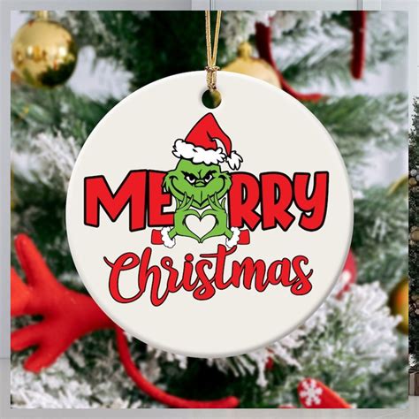 Grinch Christmas Tree Ornaments - teejeep