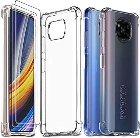 Ferilinso Coque pour Xiaomi Poco X3 Pro Xiaomi Poco X3 NFC 2 Pièces