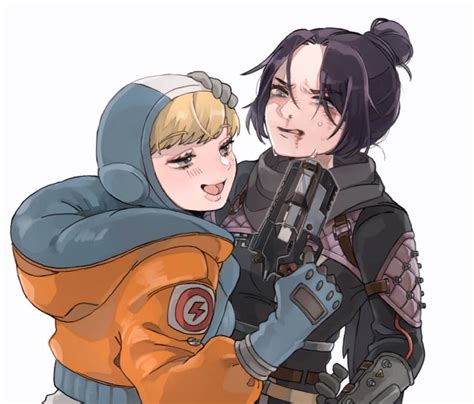 Wattson And Wraith Apex Legends Drawn By Shimijimi Danbooru