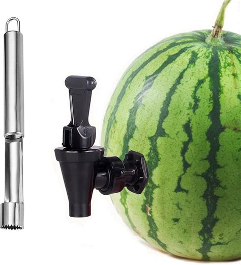 Amazon De Melonen Zapfhahn Kit Wassermelonen Getränkehähne Set Für