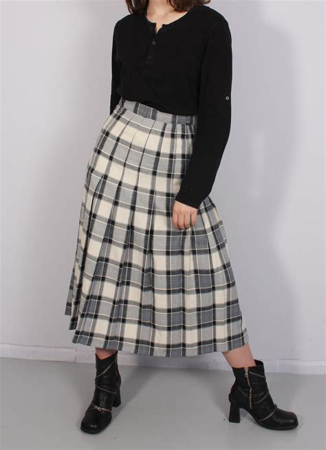 80s Skirts Short Skirts Mini Skirts Tartan Skirt Plaid Skirts