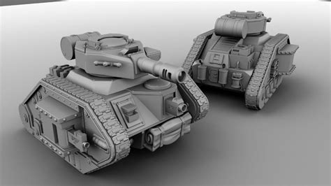 Leman Russ Tank K By Knale On Deviantart D Models For Printing