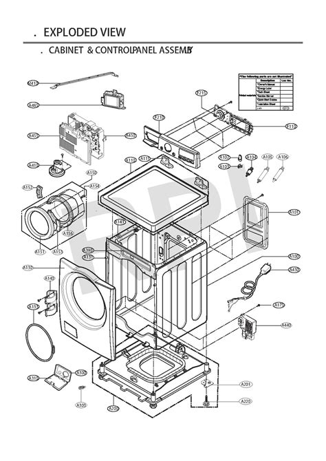 Lg Wm Hva Parts List Reliable Parts