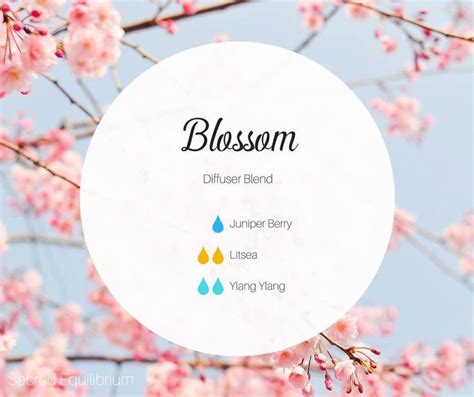 Blossom Diffuser Blend Essential Oil Diffuser Blends Diffuser Blends