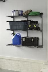 Rubbermaid Fasttrack Garage Wall Storage All In One Rail Shelving