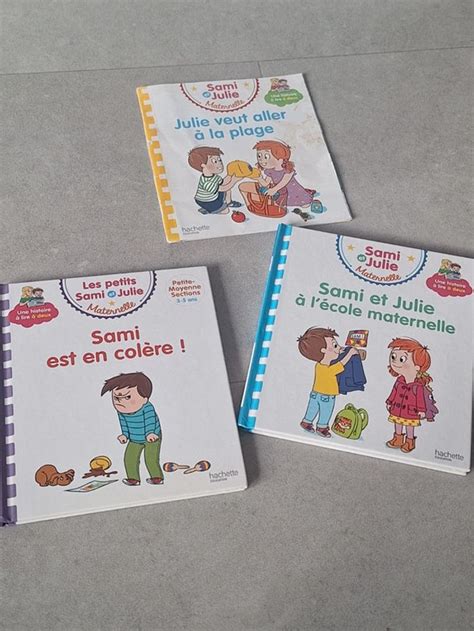 Lot De Livres Sami Et Julie Maternelle Plus Un Livret Beebs