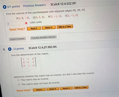 Solved Scalc Xp Points Previous Answers Find Chegg