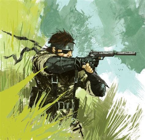 Fan Art Naked Snake Metal Gear Solid 3 Snake Eater MetalGearSolid3