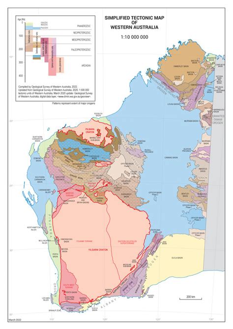 Geological Map Of Western Australia