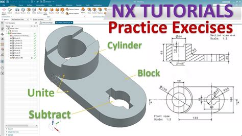 Siemens NX Modeling Tutorials 18 Create Basic Block Cylindrical