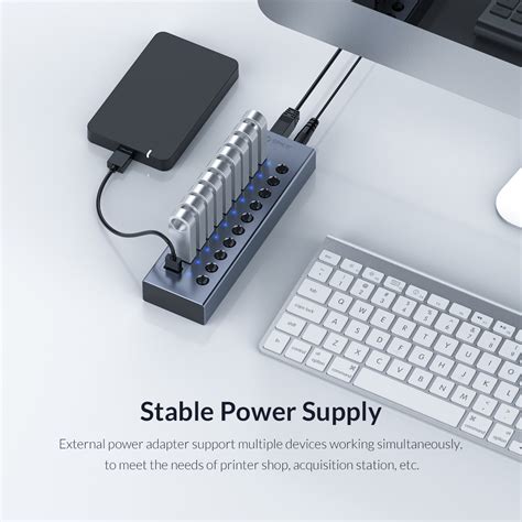 ORICO BT2U3 13AB Multi Port Hub With Individual Switches