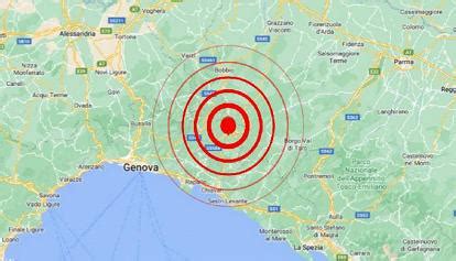 Scossa Di Terremoto In Provincia Di Genova Di Magnitudo