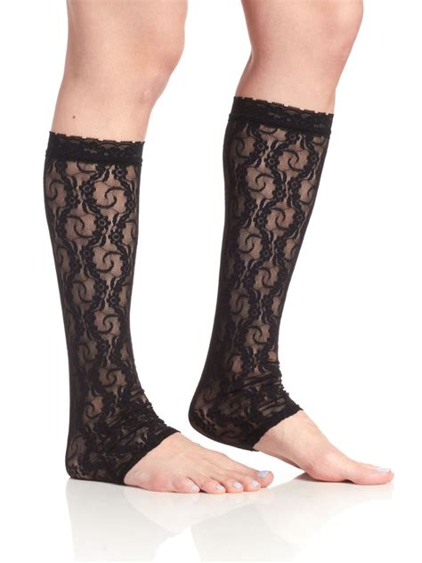 Berkshire Sheer Lace Footless Trouser Sock 6010 Berkshire