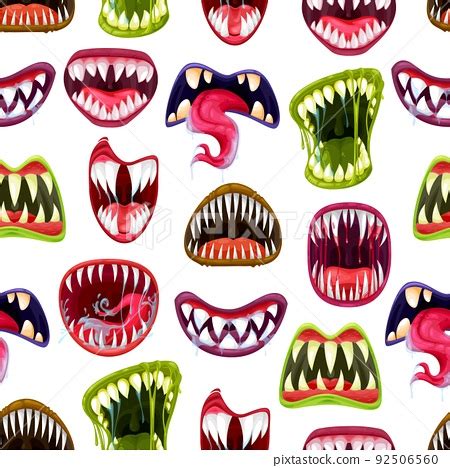 Monstrously Good Monster Teeth Clipart Collection | Free Download