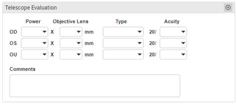 Low Vision Tests Library Revolutionehr