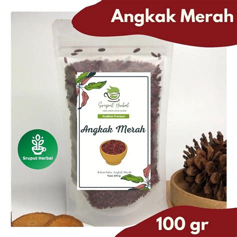 Jual Gr Angkak Merah Asli Premium Red Yeast Rice Berkualitas Jsr