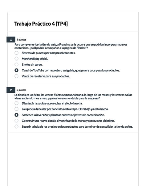 Tp Campa As Publicitarias Trabajo Pr Ctico Puntos Para