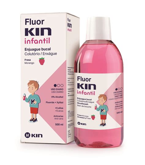 Comprar Fluor Kin Colutorio Infantil Anticaries Sabor Fresa Ml