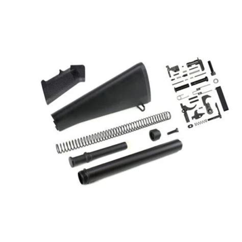 AR15Discounts Retro AR 15 A2 Lower Build Kit With Stock Fits AR15 Gun