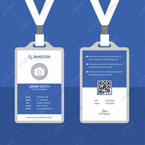 Corporate And Business Id Card Design Template Template Download On Pngtree