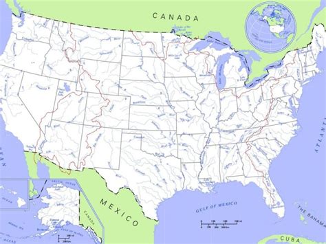 The 50 US States And Their Rivers - Geoaffairs.com