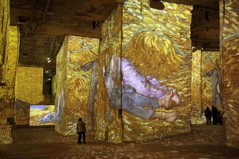 Van Gogh , exposition dans les Carrieres de Lumières