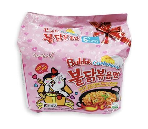 Samyang Buldak Carbonara Hot Chicken Stir Fried Noodles 5 X 130g Lazada PH