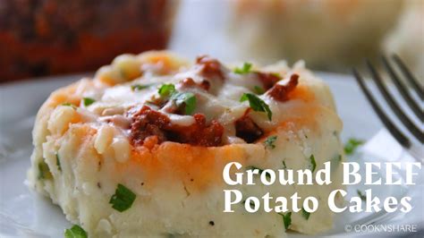 Irresistible Comfort Food Ground Beef Mashed Potato Cakes Youtube